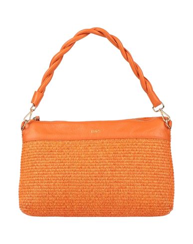 Innue' Woman Handbag Orange Size - Soft Leather, Textile Fibers