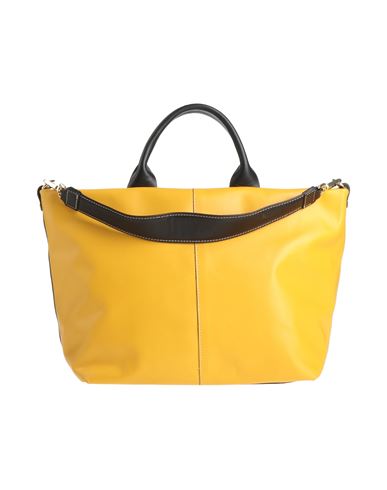 Innue' Woman Handbag Yellow Size - Soft Leather