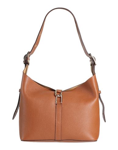 Innue' Woman Shoulder Bag Tan Size - Soft Leather In Brown