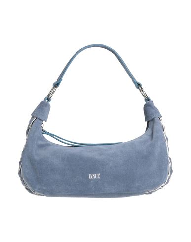 Innue' Woman Handbag Pastel Blue Size - Soft Leather
