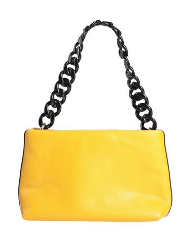 Innue' Woman Handbag Ocher Size - Soft Leather In Yellow