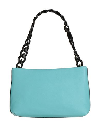Innue' Woman Handbag Turquoise Size - Soft Leather In Blue
