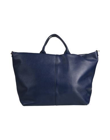 Innue' Woman Handbag Navy Blue Size - Soft Leather