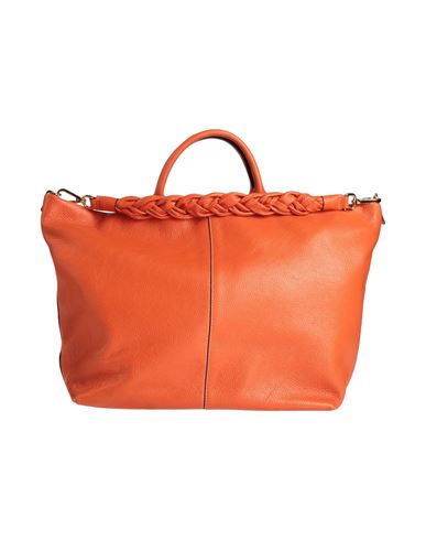 Innue' Woman Handbag Orange Size - Soft Leather