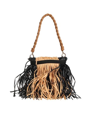 Anita Bilardi Woman Handbag Black Size - Lambskin, Viscose