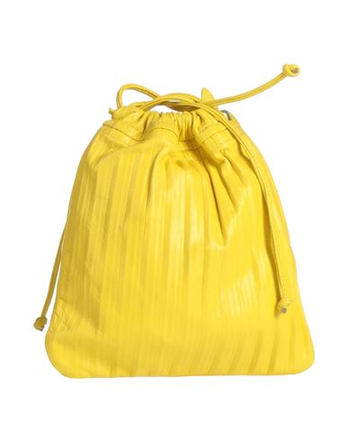 Anita Bilardi Woman Handbag Yellow Size - Lambskin
