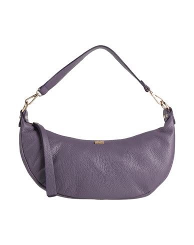 Tsd12 Woman Handbag Dark Purple Size - Soft Leather