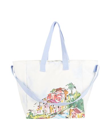 Max & Co . Woman Shoulder Bag Sky Blue Size - Cotton In White