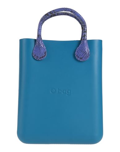 O Bag Woman Handbag Slate Blue Size - Eva (ethylene - Vinyl - Acetate), Textile Fibers