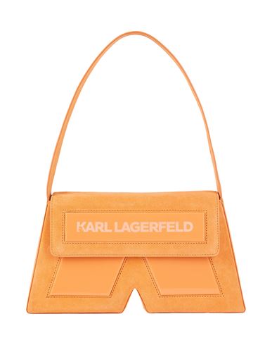 Karl Lagerfeld Woman Handbag Orange Size - Bovine Leather