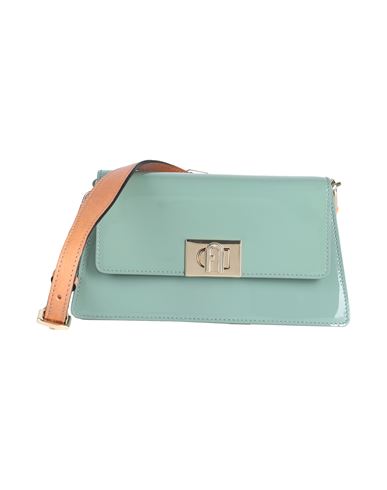 Furla Woman Shoulder Bag Sage Green Size - Cowhide
