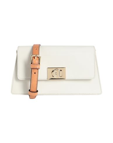 Furla Woman Shoulder Bag Off White Size - Cowhide