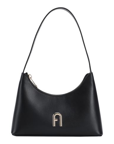 Furla Diamante Shoulder Bags Black In Black