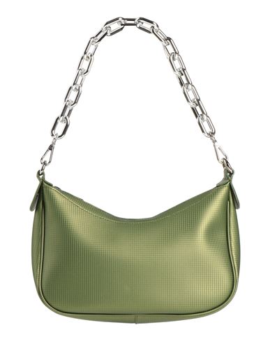 Gum Design Woman Shoulder Bag Military Green Size - Recycled Pvc