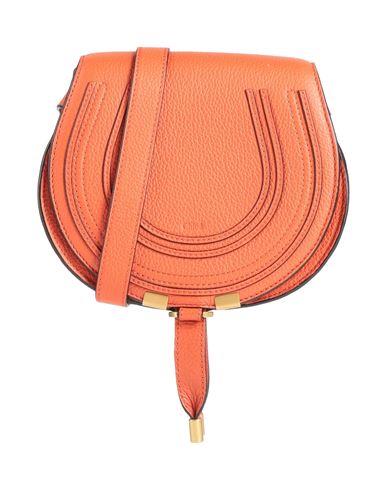 Chloé Woman Cross-body Bag Orange Size - Leather