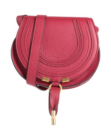 Chloé Woman Cross-body Bag Burgundy Size - Leather In Red