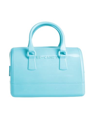 Furla Woman Handbag Turquoise Size - Recycled Thermoplastic Polyurethane, Thermoplastic Polyurethane In Blue