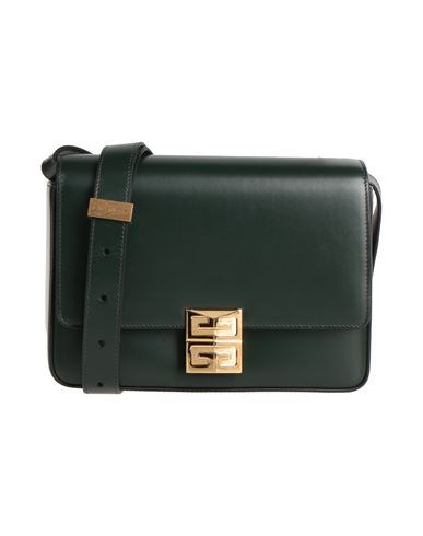 Givenchy Woman Cross-body Bag Dark Green Size - Bovine Leather