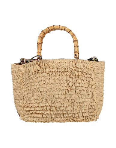 Chica Woman Handbag Beige Size - Viscose, Bamboo In Brown