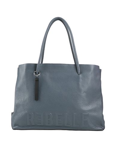 Rebelle Woman Handbag Lead Size - Bovine Leather In Grey