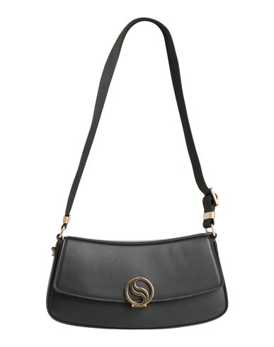 Stella Mccartney Woman Shoulder Bag Black Size - Polyester, Polyurethane