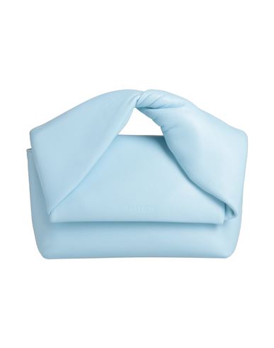 Jw Anderson Woman Handbag Sky Blue Size - Soft Leather In Blue