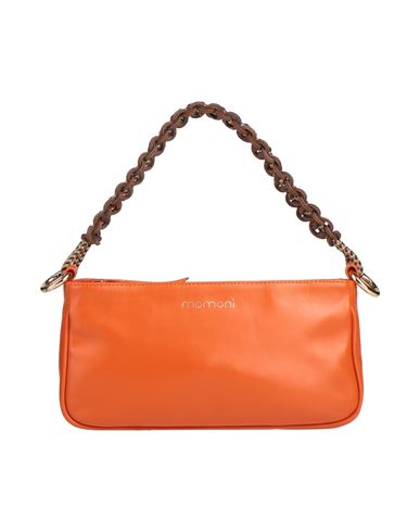 Momoní Woman Handbag Orange Size - Soft Leather, Acetate