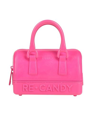 Furla Woman Handbag Fuchsia Size - Pvc - Polyvinyl Chloride In Pink