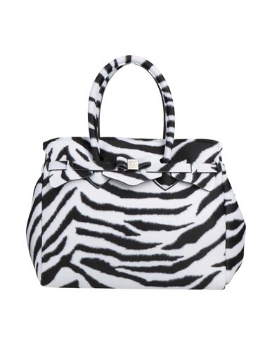 Save My Bag Woman Handbag Black Size - Peek (polyether - Ether - Ketone), Polyester, Elastane In Grey