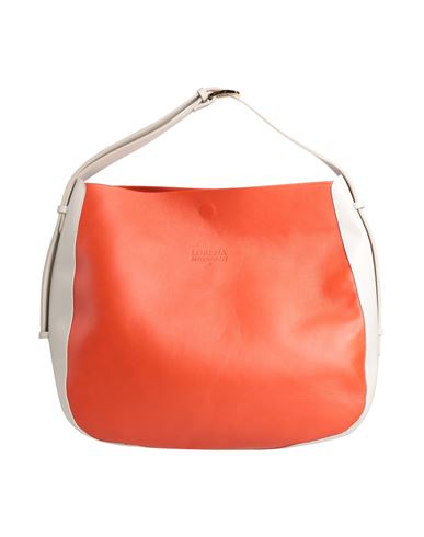 Lorena Antoniazzi Woman Shoulder Bag Orange Size - Soft Leather