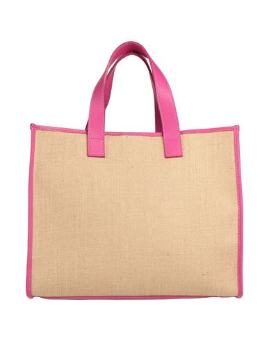 Laura Di Maggio Woman Handbag Fuchsia Size - Leather, Textile Fibers In Pink