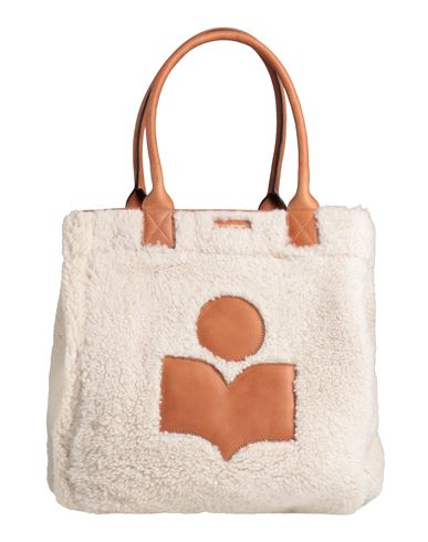 Isabel Marant Woman Handbag Ivory Size - Shearling In White