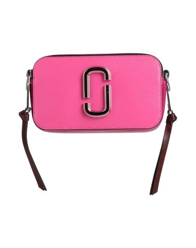 Marc Jacobs Woman Shoulder Bag Fuchsia Size - Soft Leather In Pink