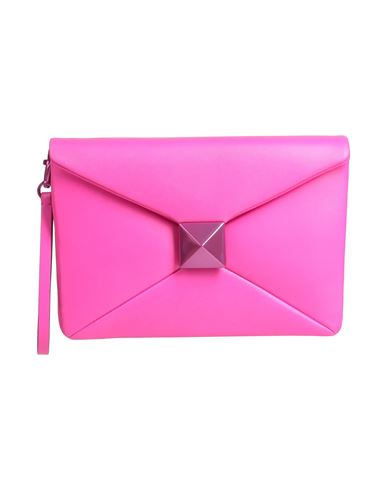 Valentino Garavani Woman Handbag Fuchsia Size - Soft Leather In Pink