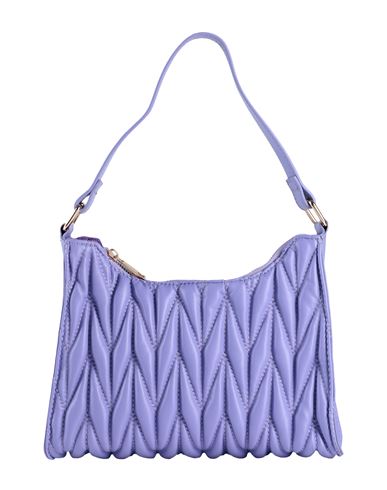 Pieces Woman Handbag Purple Size - Polyurethane