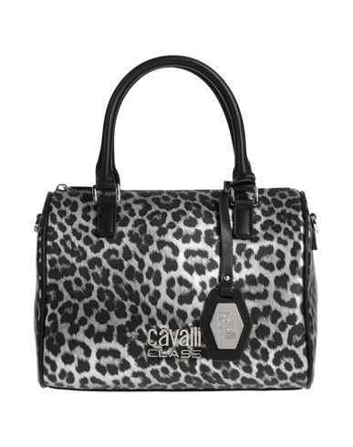 Cavalli Class Woman Handbag Silver Size - Soft Leather