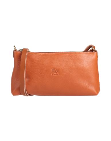 Il Bisonte Woman Cross-body Bag Mandarin Size - Soft Leather
