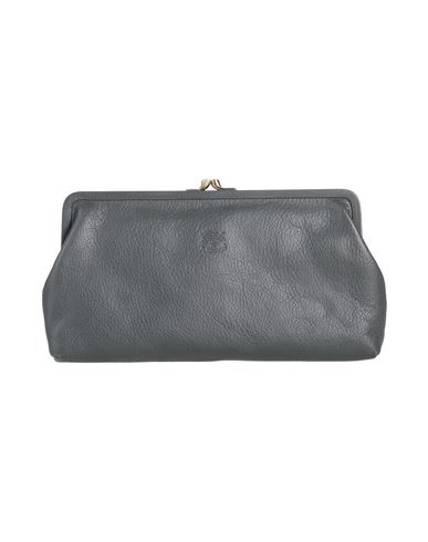 Il Bisonte Woman Handbag Charcoal Size - Leather In Grey