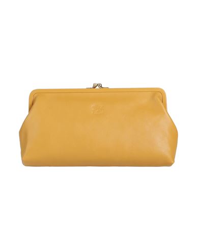 Il Bisonte Woman Handbag Marigold Size - Leather In Yellow