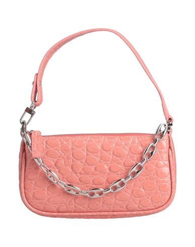 Shop By Far Woman Handbag Salmon Pink Size - Bovine Leather