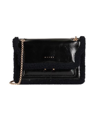 Shop Marni Woman Cross-body Bag Black Size - Soft Leather