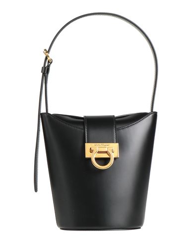 Ferragamo Trif. Bucket Woman Handbag Black Size - Calfskin