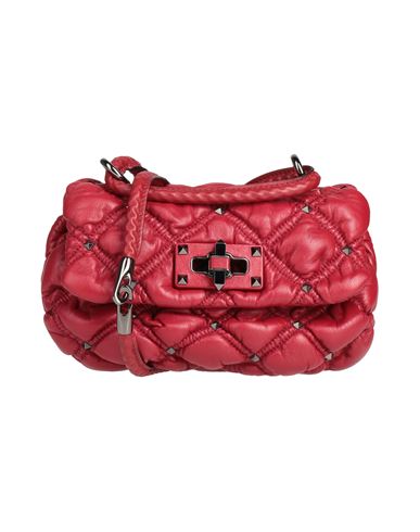 Valentino Garavani Woman Cross-body Bag Red Size - Soft Leather