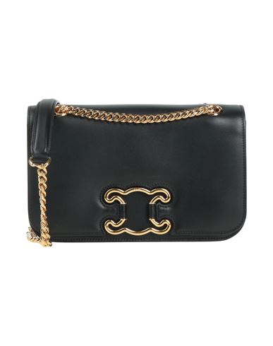 Celine Woman Shoulder Bag Black Size - Calfskin In Black
