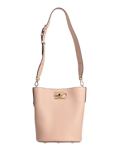 Ferragamo Woman Shoulder Bag Blush Size - Calfskin In Pink