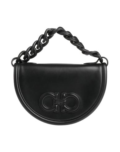 Ferragamo Woman Handbag Black Size - Soft Leather