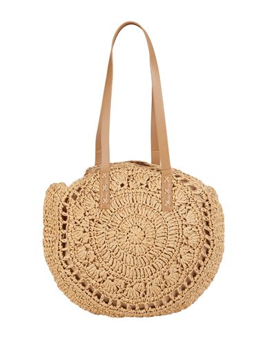 PIECES PIECES WOMAN SHOULDER BAG SAND SIZE - PAPER YARN