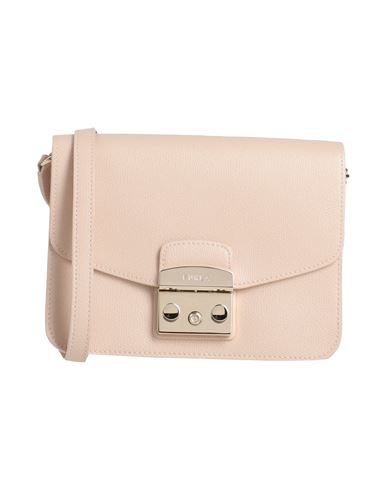 Shop Furla Woman Cross-body Bag Beige Size - Soft Leather