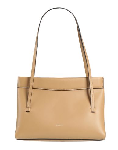 Shop Wandler Woman Handbag Sand Size - Calfskin In Beige