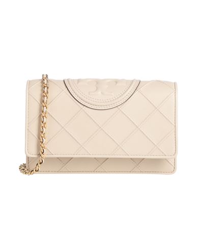 Tory Burch Woman Cross-body Bag Ivory Size - Soft Leather In White